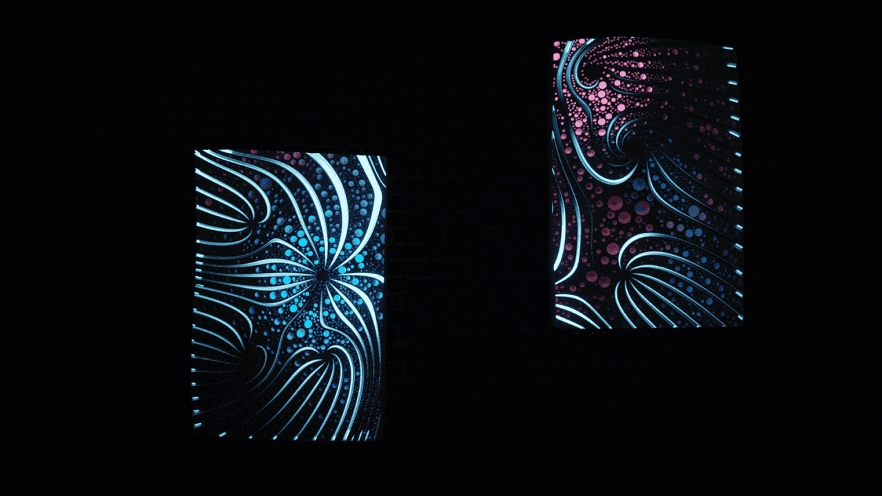 Currents Art Installation With Projection Mapping