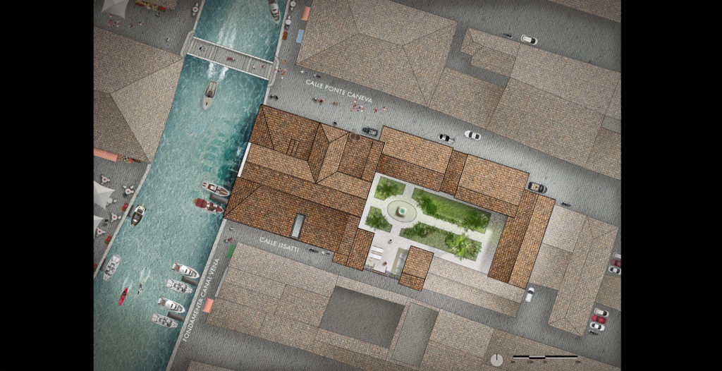 Lisatti Mascheroni Palace, Chioggia (Venice) 4 TV Architects Lisatti Mascheroni Palace Chioggia Venice Roof Plan
